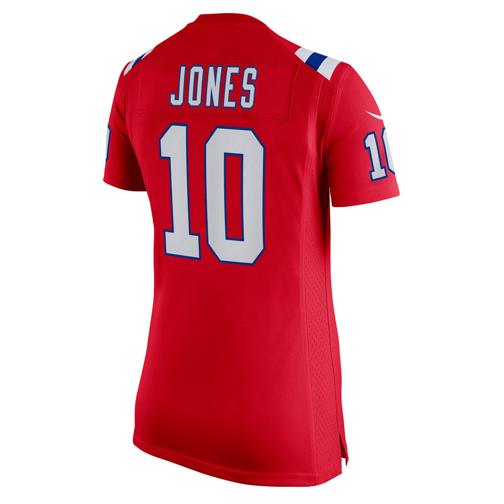 Women's New England Patriots Mac Jones Game Alternate Jersey Red